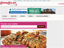 Tablet Screenshot of cuisine.abidjan.net